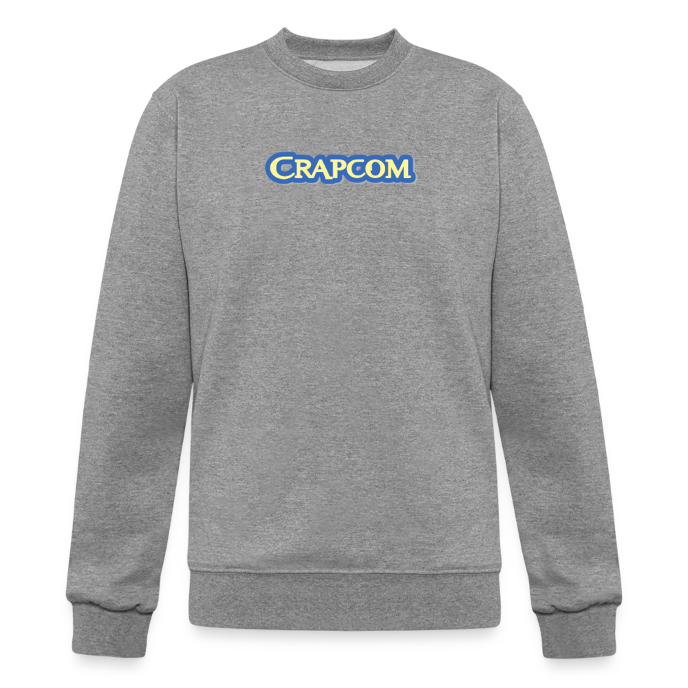 Crapcom funny parody Videogame Gift for Gamers & PC players Champion Unisex Powerblend Sweatshirt - heather gray