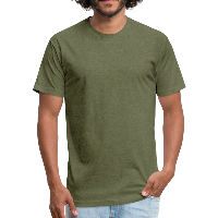 Customizable Fitted Cotton/Poly T-Shirt by Next Level add your own photos, images, designs, quotes, texts and more