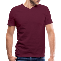 Customizable Men's V-Neck T-Shirt add your own photos, images, designs, quotes, texts and more