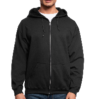 Customizable Men's Zip Hoodie add your own photos, images, designs, quotes, texts and more