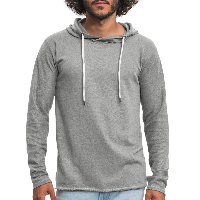 Customizable Unisex Lightweight Terry Hoodie add your own photos, images, designs, quotes, texts and more