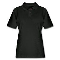 Customizable Women's Pique Polo Shirt add your own photos, images, designs, quotes, texts and more