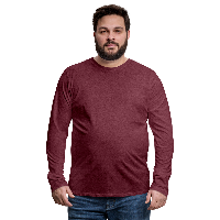 Customizable Men's Premium Long Sleeve T-Shirt add your own photos, images, designs, quotes, texts and more