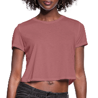 Customizable Women's Cropped T-Shirt add your own photos, images, designs, quotes, texts and more