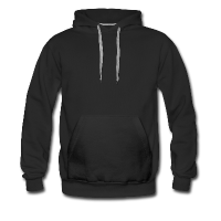 Customizable Men’s Premium Hoodie add your own photos, images, designs, quotes, texts and more