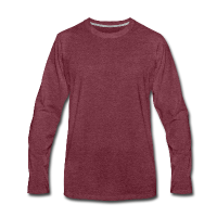 Customizable Men's Premium Long Sleeve T-Shirt add your own photos, images, designs, quotes, texts and more