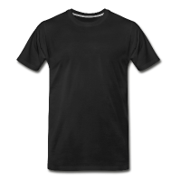 Customizable Men’s Premium Organic T-Shirt add your own photos, images, designs, quotes, texts and more