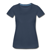 Customizable Women’s Premium Organic T-Shirt add your own photos, images, designs, quotes, texts and more