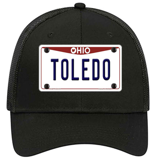 Toledo Ohio Novelty Black Mesh License Plate Hat