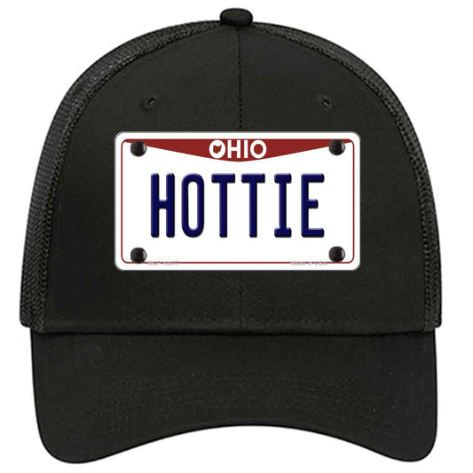 Hottie Ohio Novelty Black Mesh License Plate Hat