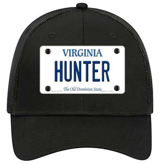 Hunter Virginia Novelty Black Mesh License Plate Hat