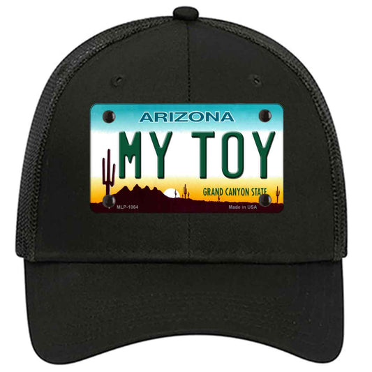 My Toy Arizona Novelty Black Mesh License Plate Hat