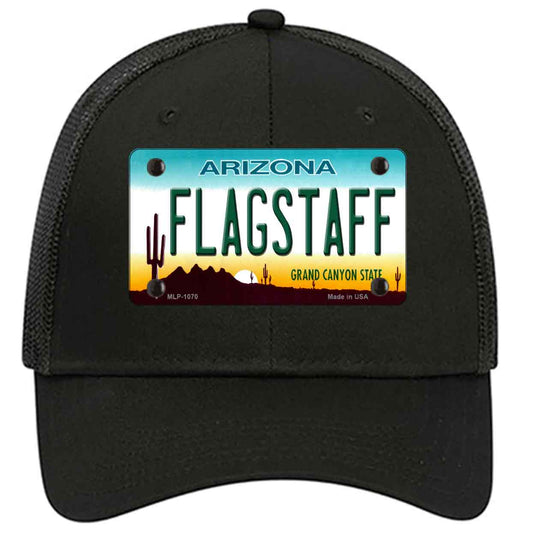 Flagstaff Arizona Novelty Black Mesh License Plate Hat