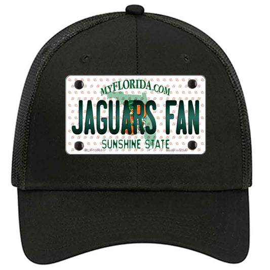 Jaguars Fan Florida Novelty Black Mesh License Plate Hat