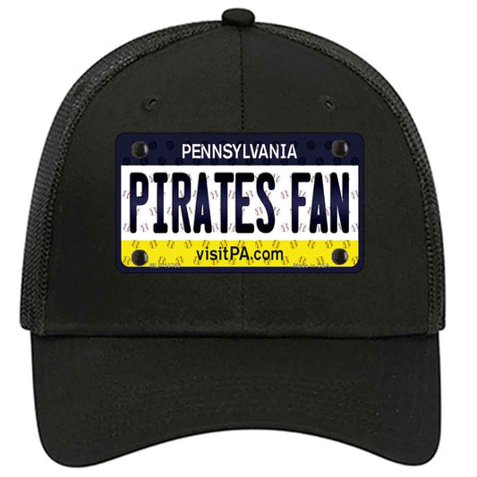 Pirates Fan Pennsylvania Novelty Black Mesh License Plate Hat
