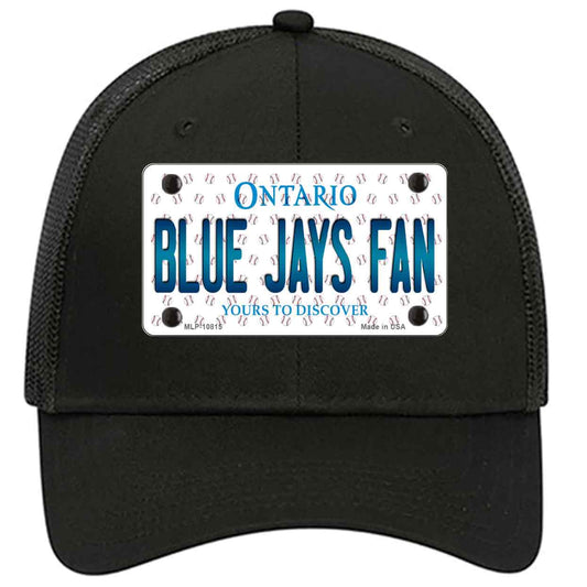 Blue Jays Fan Ontario Novelty Black Mesh License Plate Hat