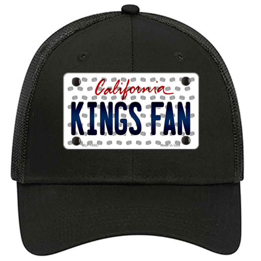Kings Fan California Novelty Black Mesh License Plate Hat