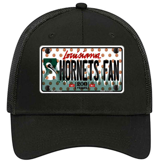 Pelicans Fan Louisiana Novelty Black Mesh License Plate Hat