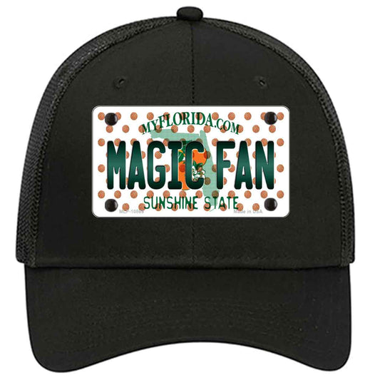 Magic Fan Florida Novelty Black Mesh License Plate Hat