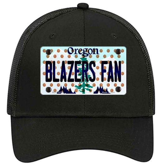 Blazers Fan Oregon Novelty Black Mesh License Plate Hat