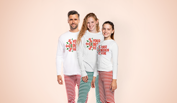 Customizable Unisex Pajama Set add your own photos, images, designs, quotes, texts and more