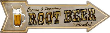 Root Beer Novelty Metal Arrow Sign