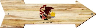 Illinois State Flag Novelty Arrows