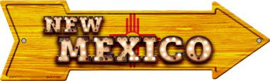 New Mexico Bulb Lettering With State Flag Novelty Arrows A-611