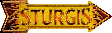 Sturgis Novelty Metal Arrow Sign