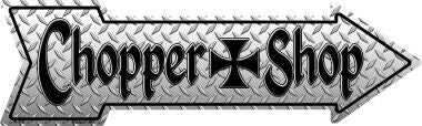 Chopper Shop Novelty Metal Arrow Sign