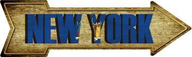 New York Novelty Metal Arrow Sign