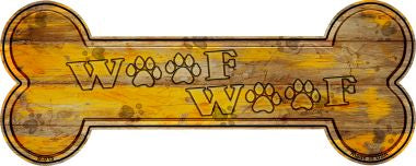 Woof Woof Novelty Bone Magnet 