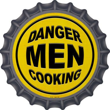 Danger Men Cooking Novelty Metal Bottle Cap BC-1011