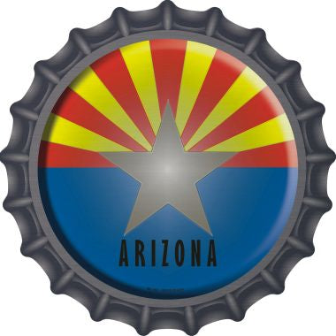 Arizona State Flag Novelty Metal Bottle Cap BC-102