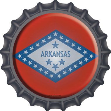 Arkansas State Flag Novelty Metal Bottle Cap BC-103