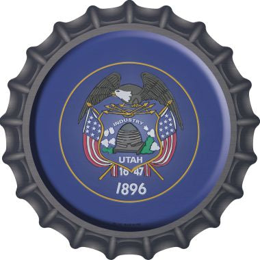 Utah State Flag Novelty Metal Bottle Cap BC-143