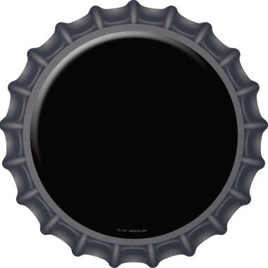 Black Novelty Metal Bottle Cap BC-150