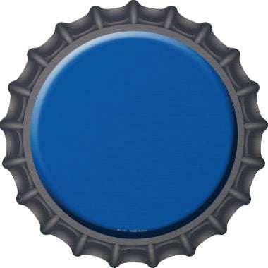 Blue Novelty Metal Bottle Cap BC-154