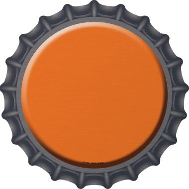 Orange Novelty Metal Bottle Cap BC-156