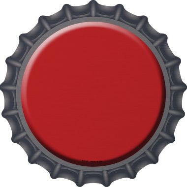 Red Novelty Metal Bottle Cap BC-157