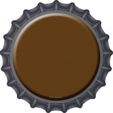 Brown Novelty Metal Bottle Cap BC-160