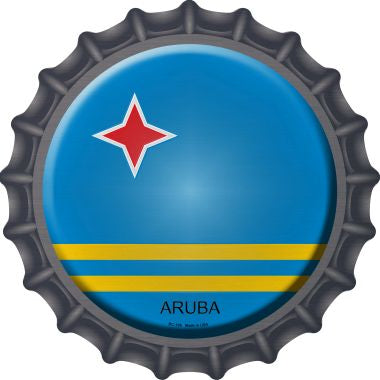 Aruba Novelty Metal Bottle Cap BC-195