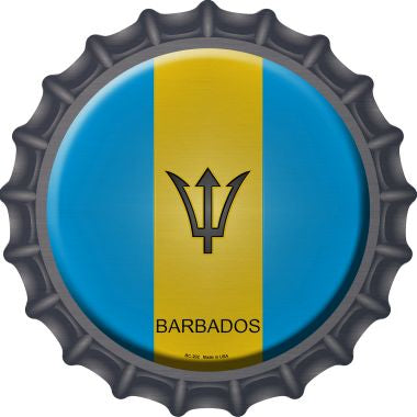Barbados  Novelty Metal Bottle Cap BC-202