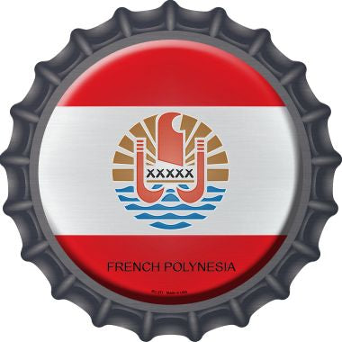 French Polynesia  Novelty Metal Bottle Cap BC-271