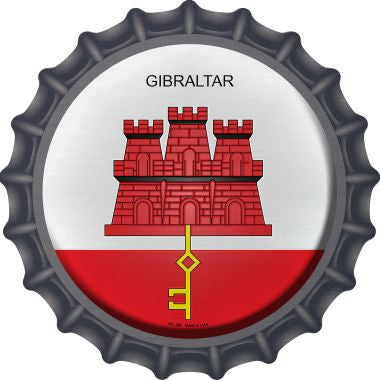 Gibraltar  Novelty Metal Bottle Cap BC-280