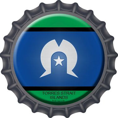 Torres Strait Islands Novelty Metal Bottle Cap BC-445