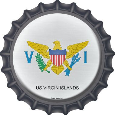 US Virgin Islands Novelty Metal Bottle Cap BC-467