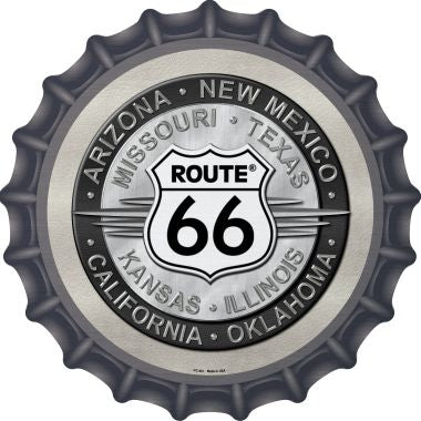 Route 66 States Novelty Metal Bottle Cap BC-481