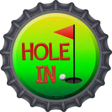 Hole In One Novelty Metal Bottle Cap BC-514