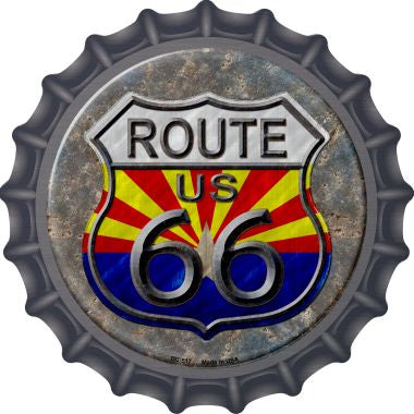 Arizona Route 66 Novelty Metal Bottle Cap BC-517